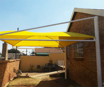 double cantilever car parking shade